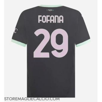AC Milan Youssouf Fofana #29 Maglia Gara Terza Repliche 2024-25